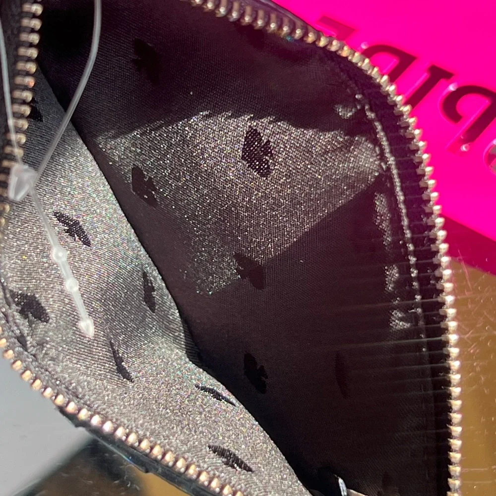 Kate Spade Black Sparkle Clutch